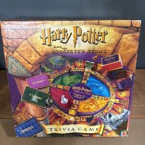 Vintage 2000 Mattel board game Harry Potter And The Sorcerer’s Stone trivia game